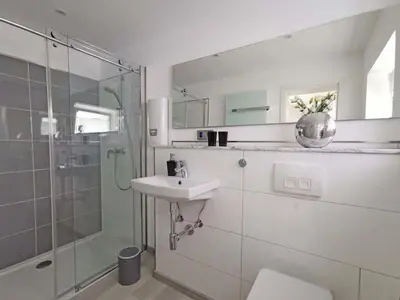 Ein Badezimmer in der Unterkunft Naturgeist Comfortable holiday residence