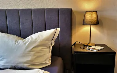 Ein Bett oder Betten in einem Zimmer der Unterkunft HIRSCH Apartment Waldhörnchen - zentral - ruhig