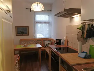 Küche/Küchenzeile in der Unterkunft Ferienwohnung in Wernigerode