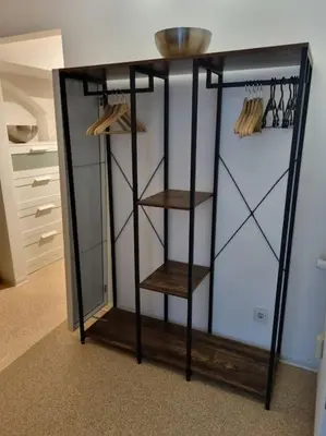 Ein Etagenbett oder Etagenbetten in einem Zimmer der Unterkunft FeWo Bismarck