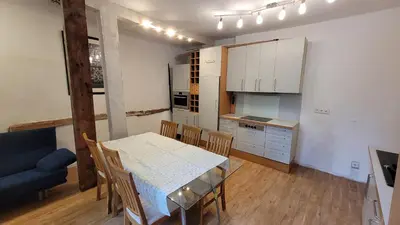 Küche/Küchenzeile in der Unterkunft historisches Ferienhaus im Zentrum - für bis zu 7 Personen