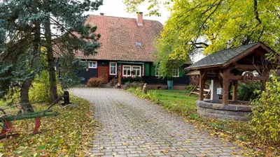 Ein Garten an der Unterkunft Bauer Linde's Ferienwohnung