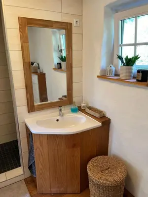 Ein Badezimmer in der Unterkunft Sonnenberg Chalet