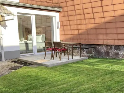 Ein Garten an der Unterkunft Ferienwohnungen Garzke