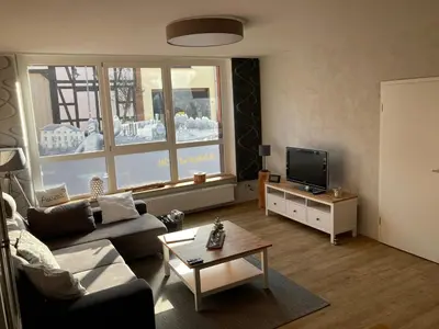 TV/Unterhaltungsangebot in der Unterkunft Ferienwohnungen Garzke