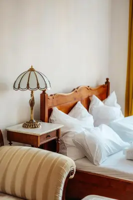 Ein Bett oder Betten in einem Zimmer der Unterkunft Unik Villa- Luxus Appartemente im Oberharz