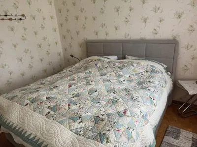 Ein Bett oder Betten in einem Zimmer der Unterkunft Harz-Wohnung Natur pur