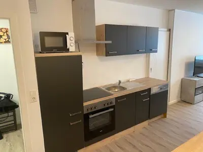 Küche/Küchenzeile in der Unterkunft Apartment 3 502