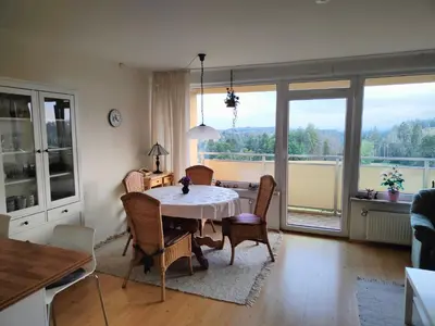 Ein Sitzbereich in der Unterkunft Apartment Mathilda mit Pool & Sauna