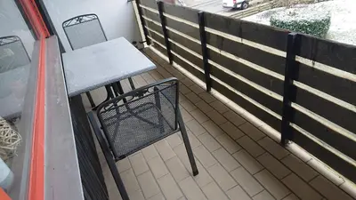 Ein Balkon oder eine Terrasse in der Unterkunft Ferienwohnung Danny