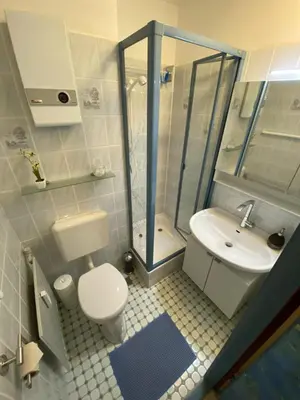 Ein Badezimmer in der Unterkunft Harzlichblick Ferienwohnung