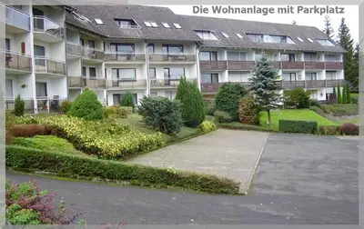 Das Gebäude in dem sich die Ferienwohnung befindet