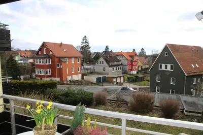 Das Gebäude in dem sich die Ferienwohnung befindet