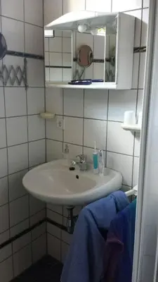 Ein Badezimmer in der Unterkunft Ferienhaus Sankt Andreasberg