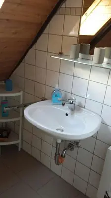 Ein Badezimmer in der Unterkunft Ferienhaus Sankt Andreasberg