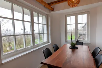 Grundriss der Unterkunft Ferienwohnung Hirschmann 5 mit Kamin