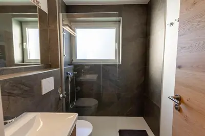 Ein Badezimmer in der Unterkunft Fewo HochHarzHome mit Traumblick über Braunlage
