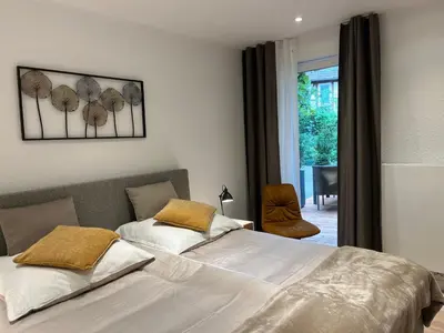 Ein Bett oder Betten in einem Zimmer der Unterkunft Haus Löwenkopf