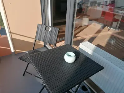 Grundriss der Unterkunft Ferienwohnung mit Blick auf die Harzberge