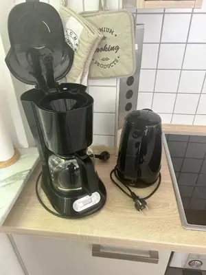 Kaffee-/Teezubehör in der Unterkunft Ferienwohnung Bodeblick Braunlage