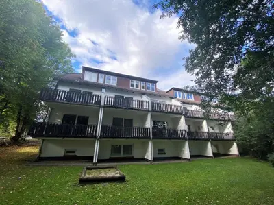 Ein Garten an der Unterkunft Ferienwohnung Bodeblick Braunlage
