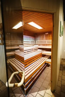 Grundriss der Unterkunft Terrassenhaus im Harz, Pool, Sauna, WLAN