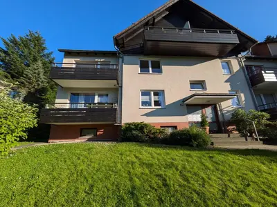 Das Gebäude in dem sich die Ferienwohnung befindet