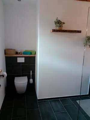 Ein Badezimmer in der Unterkunft Ferienwohnung Gisela 80qm