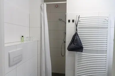 Ein Badezimmer in der Unterkunft Ferienwohnung Garten Loft im Haus Tannenblick Lofts