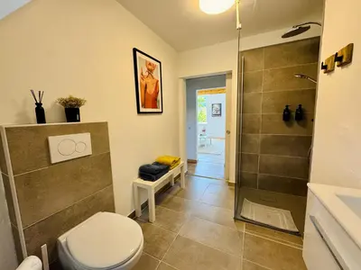 Ein Badezimmer in der Unterkunft Ferienwohnung La Dolce Vita