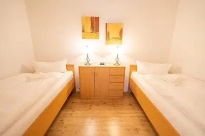 Ein Bett oder Betten in einem Zimmer der Unterkunft Erle