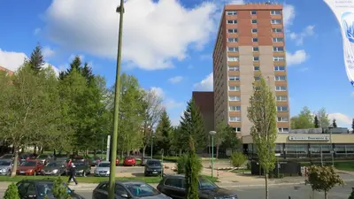 Das Gebäude in dem sich die Ferienwohnung befindet