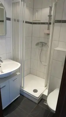 Ein Badezimmer in der Unterkunft Ferienwohnung Harz