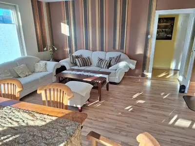 Ein Sitzbereich in der Unterkunft Villa Duli