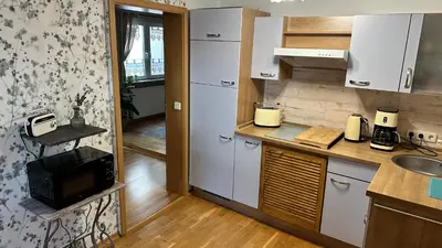 Küche/Küchenzeile in der Unterkunft Harz-Bleibe Wernigerode