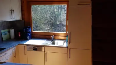 Küche/Küchenzeile in der Unterkunft Landhaus Meyer