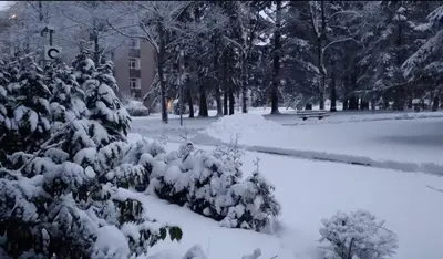 Kleine Residenz im Winter