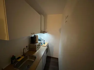 Küche/Küchenzeile in der Unterkunft Kleine Residenz