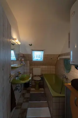 Ein Badezimmer in der Unterkunft Ferienwohnung Zeiß