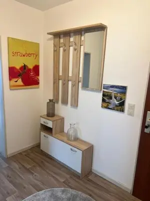 Küche/Küchenzeile in der Unterkunft Gemütliche Wohnung im Harz