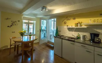 Küche/Küchenzeile in der Unterkunft Der Pölkenhof