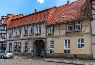 Das Gebäude in dem sich die Ferienwohnung befindet