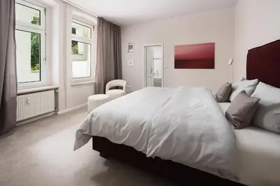 Ein Bett oder Betten in einem Zimmer der Unterkunft Maria Luise