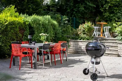 Ein Garten an der Unterkunft Maria Luise