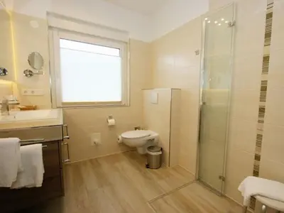 Ein Badezimmer in der Unterkunft Sonnenwinkel Comfortable holiday residence