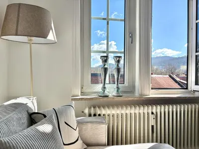 Ein Sitzbereich in der Unterkunft HYGGE LIVING - Große hochwertige Apartments - hundefreundlich - Boxspringbetten - inmitten der Altstadt