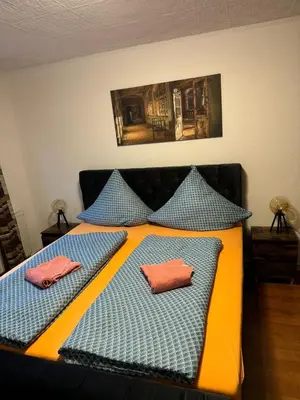 Ein Bett oder Betten in einem Zimmer der Unterkunft Green Forest