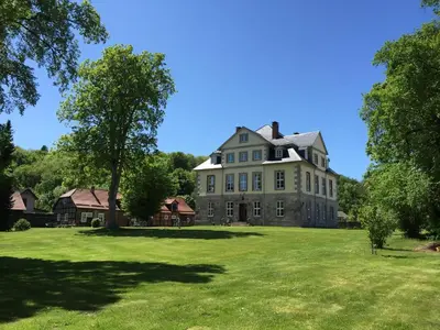 Ein Garten an der Unterkunft Jagdschloss Walkenried - Hotel Residenz