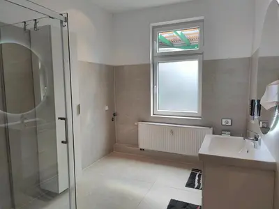 Ein Badezimmer in der Unterkunft Ferienwohnung Rustica