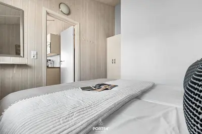 Ein Bett oder Betten in einem Zimmer der Unterkunft Ferienhaus Bellevue - Sankt Andreasberg im Harz